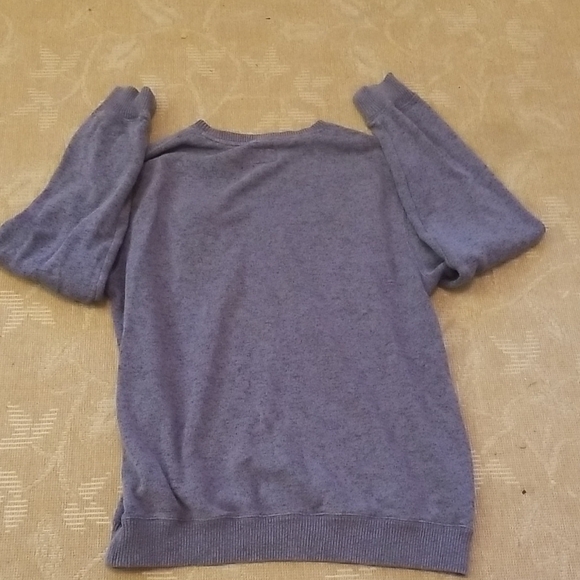 Vans Men's Heathered Blue Crewneck Sweater - Picture 6 of 7